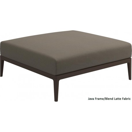 Gloster Grid Ottoman (Java Frame)