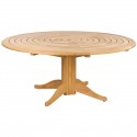 Roble Bengal 175cm Round Pedestal Table