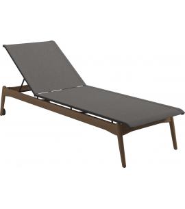 Gloster Sway Lounger (Meteor Frame/Granite Sling)