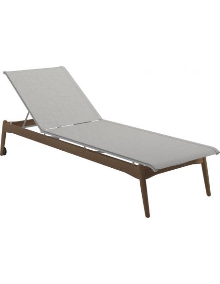 Gloster Sway Lounger (White Frame/Seagull Sling)