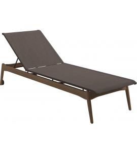 Gloster Sway Lounger (Teak/Java Frame & Sepia Sling)