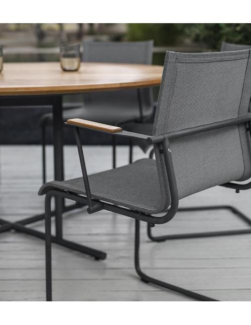 Gloster Sway Stacking Armchair – White/Seagull