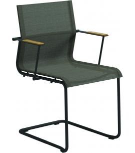 Gloster Sway Stacking Armchair – Meteor/Granite