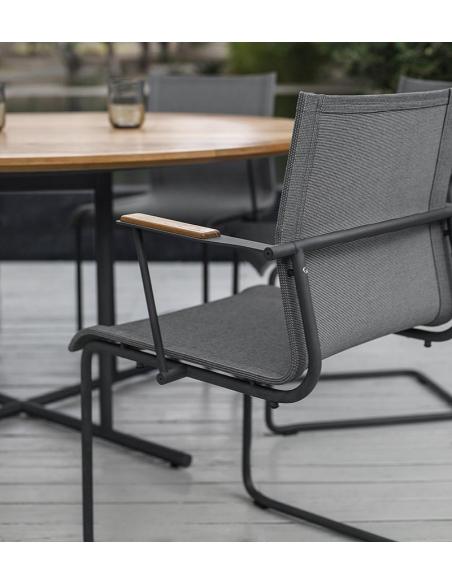 Gloster Sway Stacking Armchair – Meteor/Anthracite