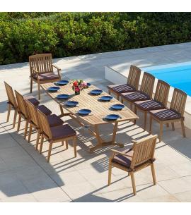 Barlow Tyrie Chesapeake 10 Seater Dining Set