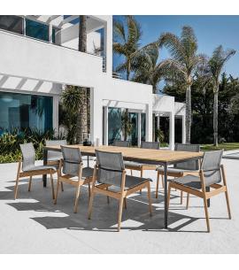 Gloster Carver/Sway 8 Seater Dining Set