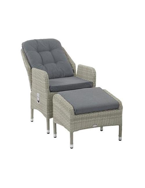 Bramblecrest Tetbury Cloud Recliner Set with Glass Top Table