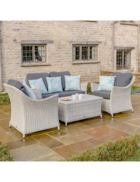 Bramblecrest Monterey Dove Grey 2 Seater Sofa & Coffee Table