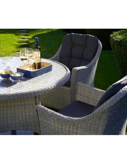 Bramblecrest Monterey Dove Grey 4 Seater Dining...