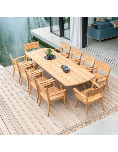 Alexander Rose Sorrento 8 Seater Dining Set