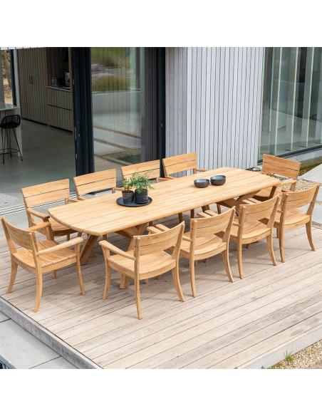 Alexander Rose Sorrento 8 Seater Dining Set