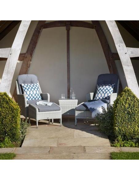Bramblecrest Tetbury Cloud Recliner Set with Glass Top Table