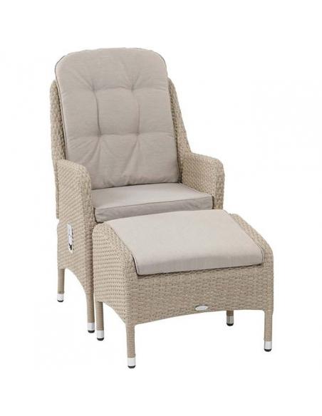 Bramblecrest Tetbury Nutmeg Recliner Set with Tree-Free Top Table