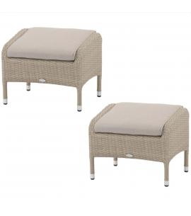 Bramblecrest Tetbury Nutmeg Recliner Set with Tree-Free Top Table