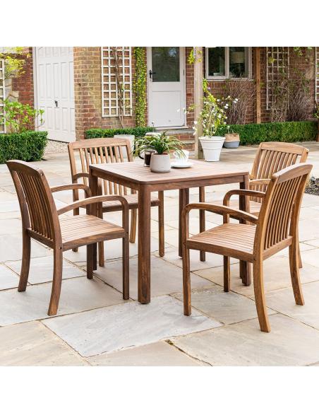 Alexander Rose Bolney 80cm Square Table