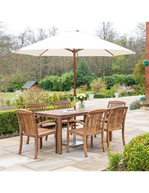 Alexander Rose Bolney 160 x 80cm Rectangular Table