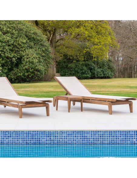 Alexander Rose Bolney Sunbeds with Side Table 