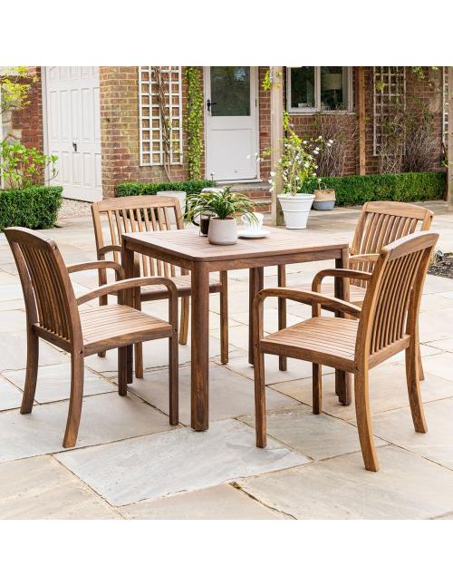 Alexander Rose Bolney 4 Seater Dining Set