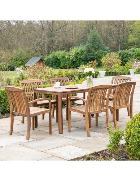 Alexander Rose Bolney 6 Seater Dining Set