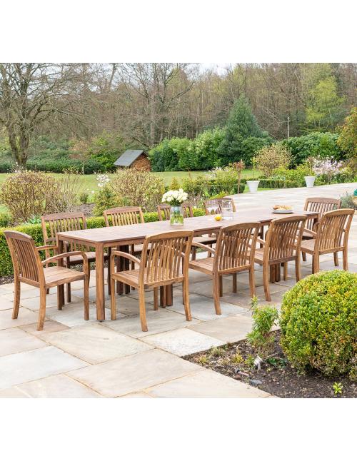 Alexander Rose Bolney 10 Seater Dining Set