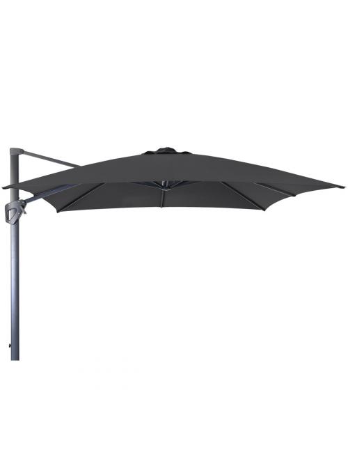 Alexander Rose UH30S 3.0 x 3.0m Square Cantilever Parasol with Base - Charcoal