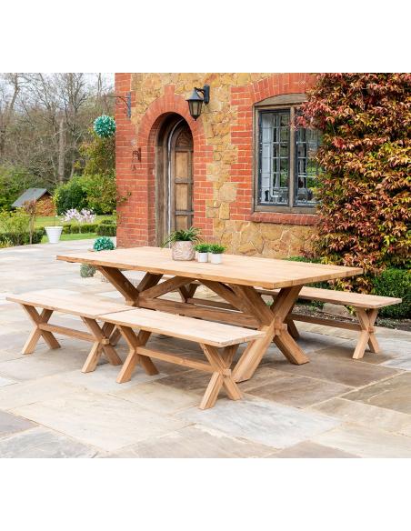 Alexander Rose Plank Teak 1.2m Bench