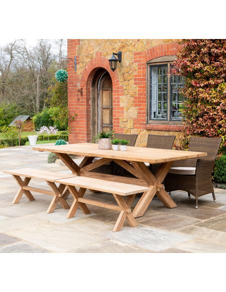 Alexander Rose Plank Teak 1.2m Bench