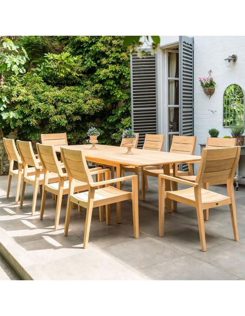 Alexander Rose Roble Tivoli 10 Seater Dining Set