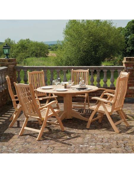 Alexander Rose Roble 6 Seater Dining Set