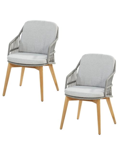 4 Seasons Outdoor Ancora dining chair x2