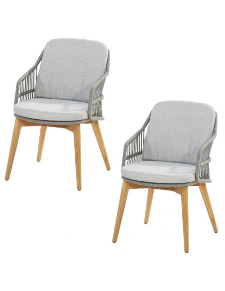 4 Seasons Outdoor Ancora dining chair x2