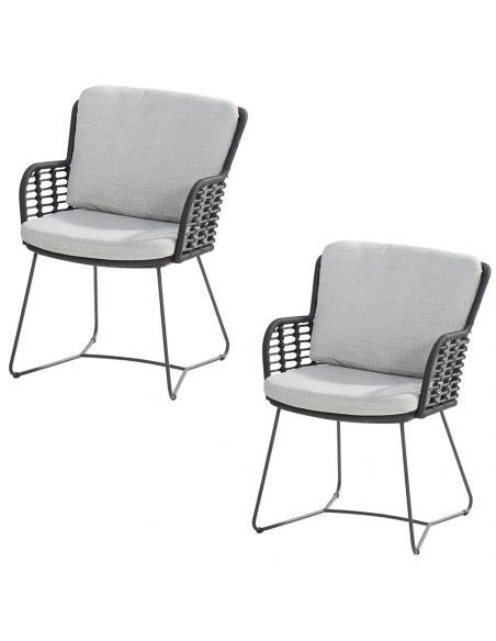 4 Seasons Outdoor Fabrice dining chair x2