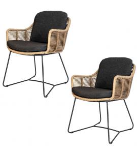 4 Seasons Outdoor Belmond dining chair x2