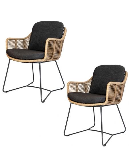 4 Seasons Outdoor Belmond dining chair x2