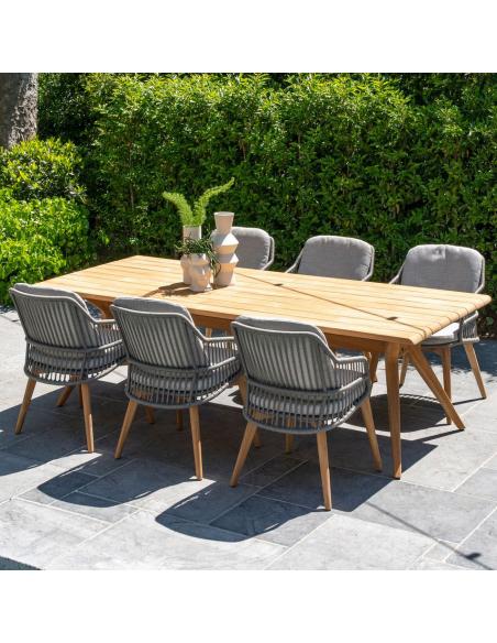 4 Seasons Outdoor Bel Air 240cm x 100cm Rectangular Teak Table