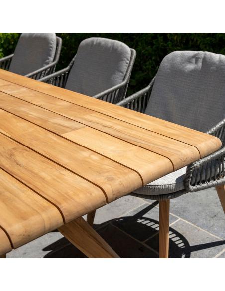 4 Seasons Outdoor Bel Air 240cm x 100cm Rectangular Teak Table