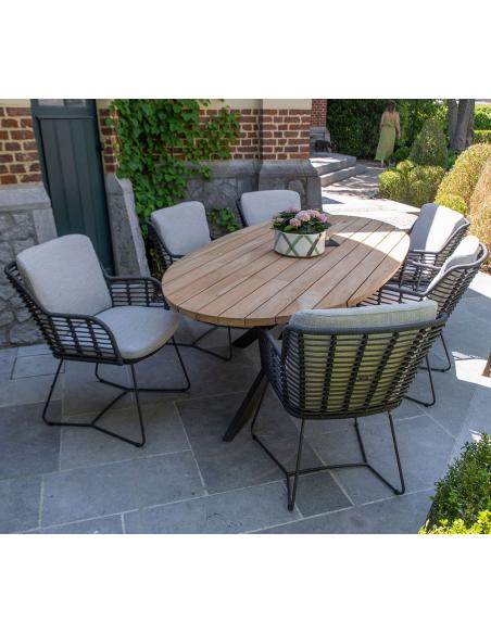 4 Seasons Outdoor Prado 240cm x 115cm Ellipse  Table
