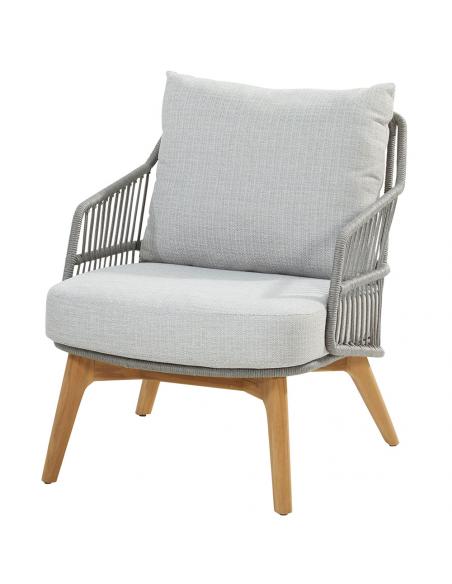 4 Seasons Outdoor Ancora Lounge Set with Footstool and Coffee Table