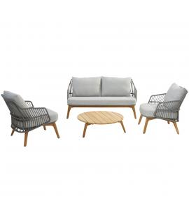 4 Seasons Outdoor Ancora Lounge Set with Coffee Table