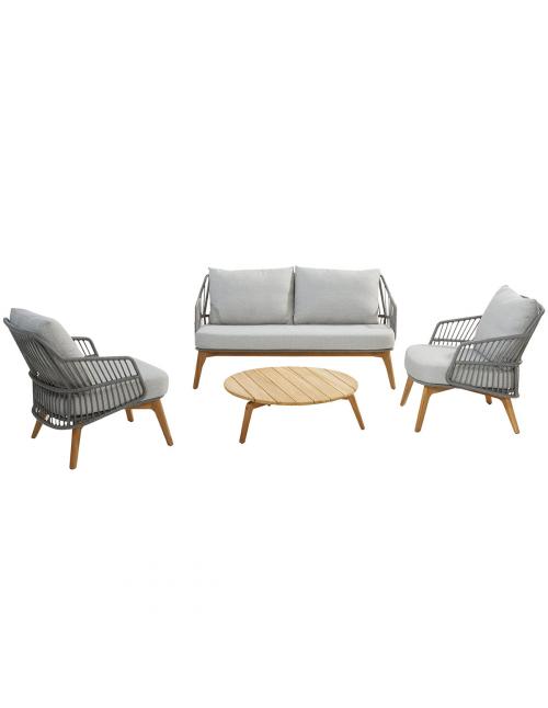 4 Seasons Outdoor Ancora Lounge Set with Coffee...