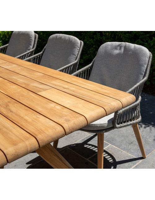 4 Seasons Outdoor Ancora 6 Seat Dining Set with...
