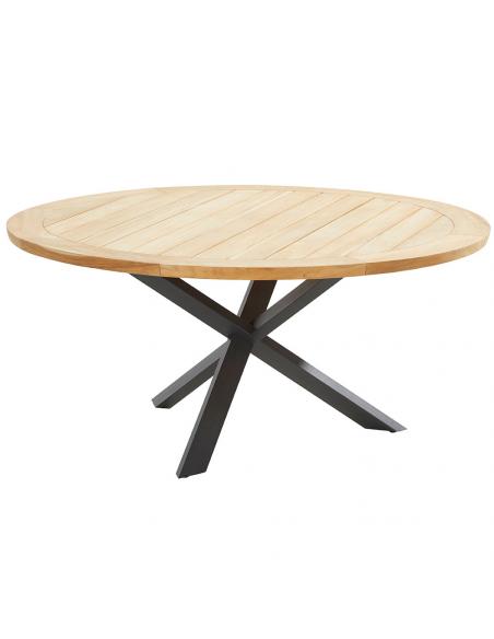 4 Seasons Outdoor Prado 160cm Round Table with Anthracite Legs