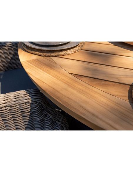 4 Seasons Outdoor Prado 160cm Round Table with Anthracite Legs