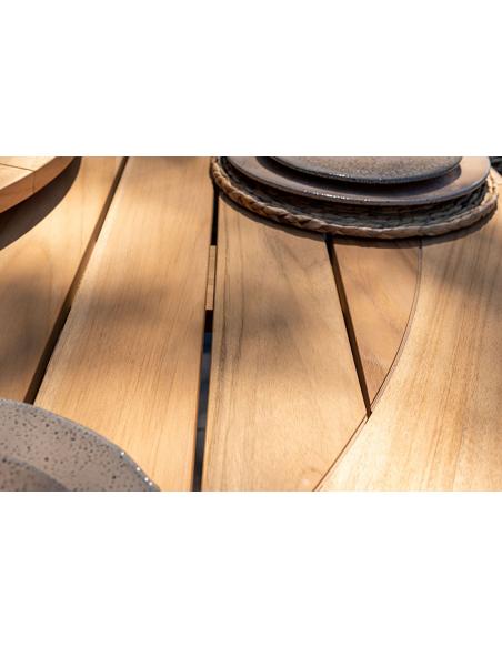 4 Seasons Outdoor Prado 160cm Round Table with Frost Grey Legs