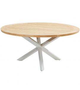 4 Seasons Outdoor Prado 160cm Round Table with Frost Grey...