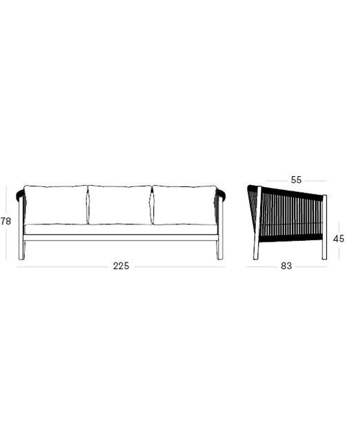 Vincent Sheppard Lento Lounge Sofa 3S