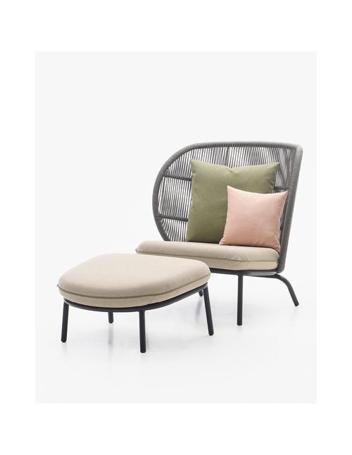 Vincent Sheppard Kodo Footrest - Fossil Grey