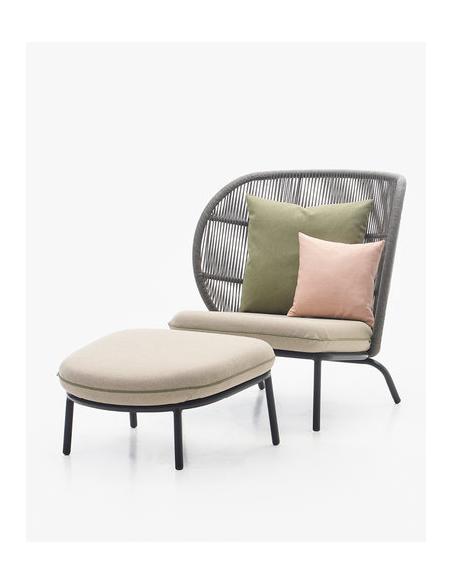 Vincent Sheppard Kodo Cocoon Chair - Fossil Grey
