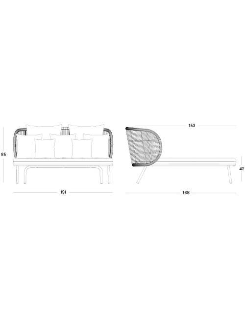 Vincent Sheppard Kodo Daybed - Dune White