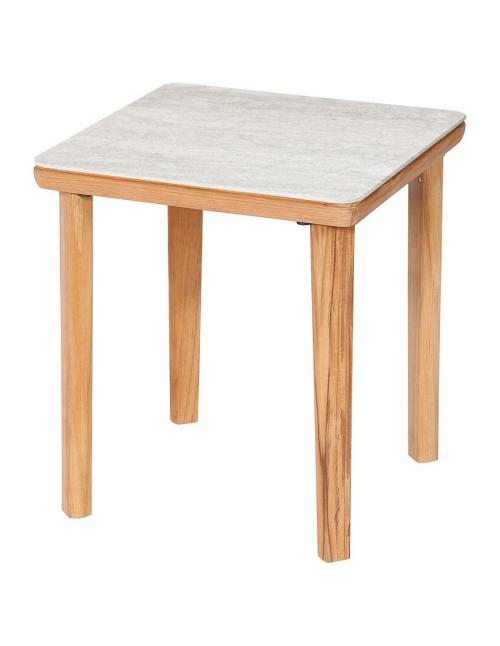 Barlow Tyrie Monterey 50 Square Side Table Frost